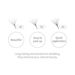 Jovisa 5D Feathered Radiance Lashes | Premade