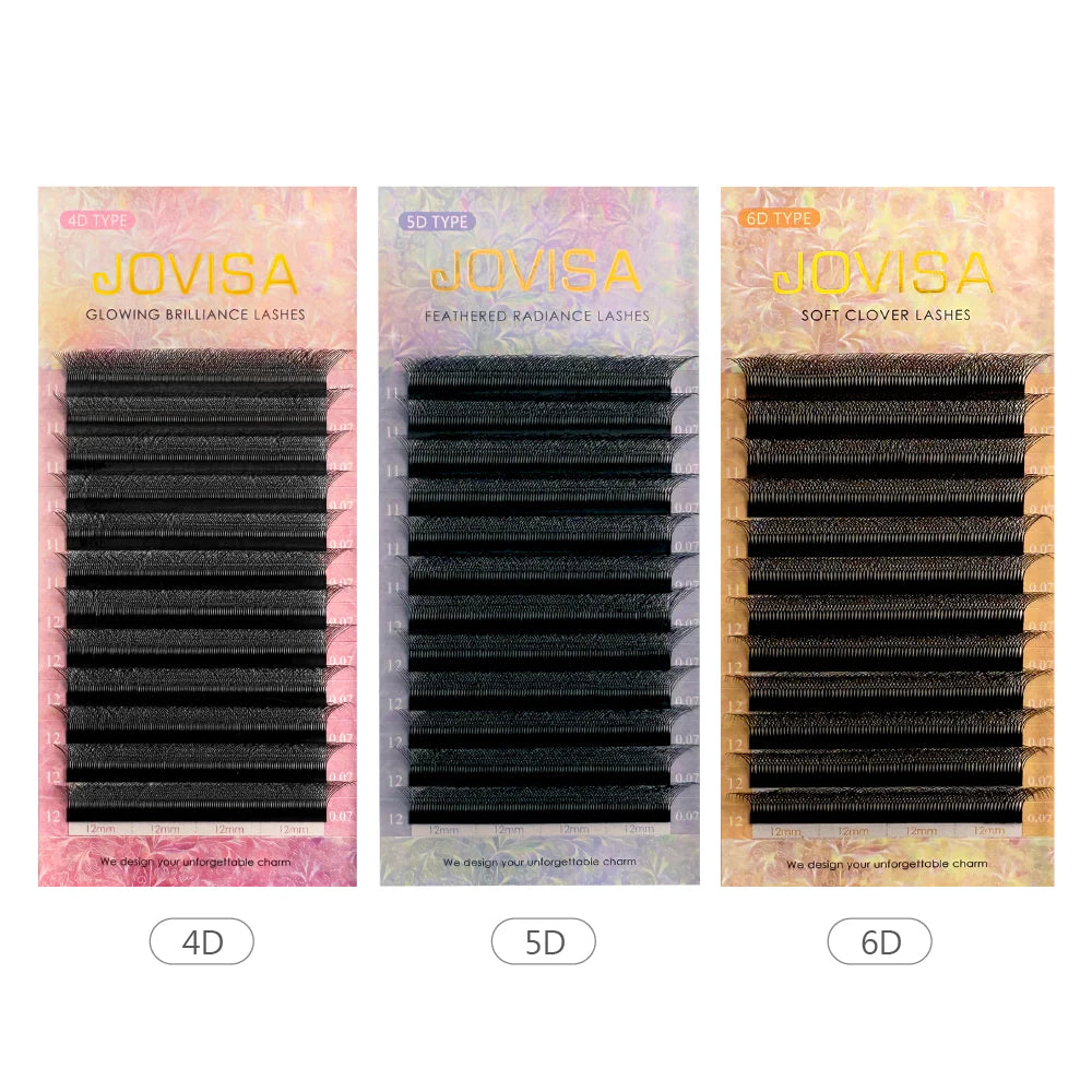 Jovisa 6D Soft Clover Lashes | Premade