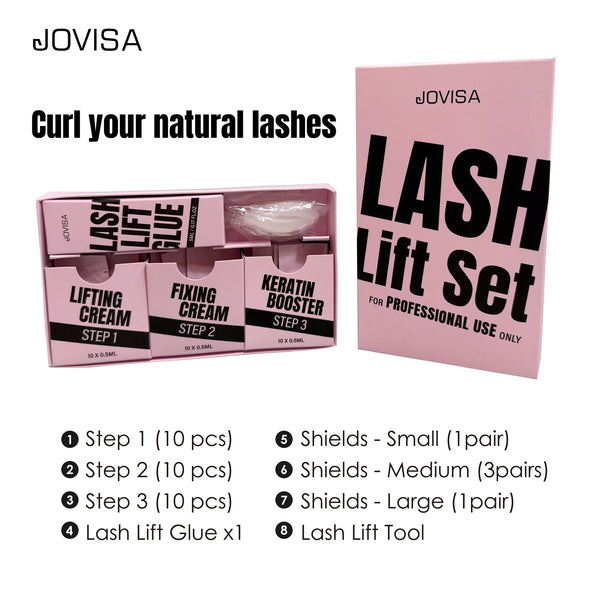 Lash Lift Set Professional Use｜Up to 10 applications | Jovisa