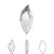 [Swarovski] 2797 Flat Back Crystal (MM8X4) (6 pieces/pack) (1 colour)