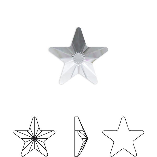 [Swarovski] 2816 Flat Back Crystal (MM5) (2 colours)