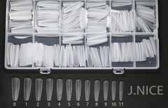 [J.NICE] Upgraded Soft nail tips 240pcs/Box