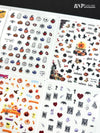Halloween Nail stickers (7 styles)