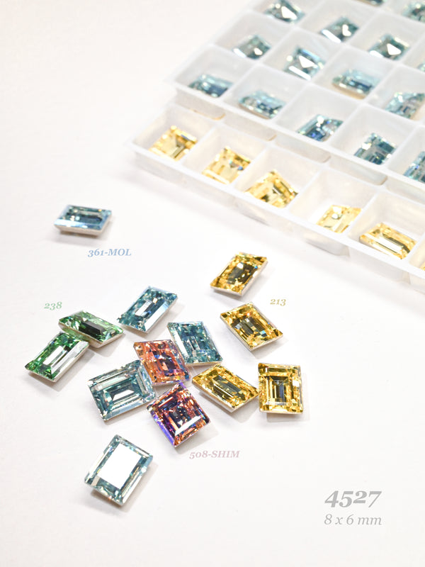 [Swarovski] 4527 Point Back Crystal (2 piece/pack)