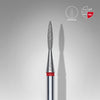 [Staleks]Diamond nail drill bit pointed flame EXPERT head diameter 1,6 mm / working part 8 mm