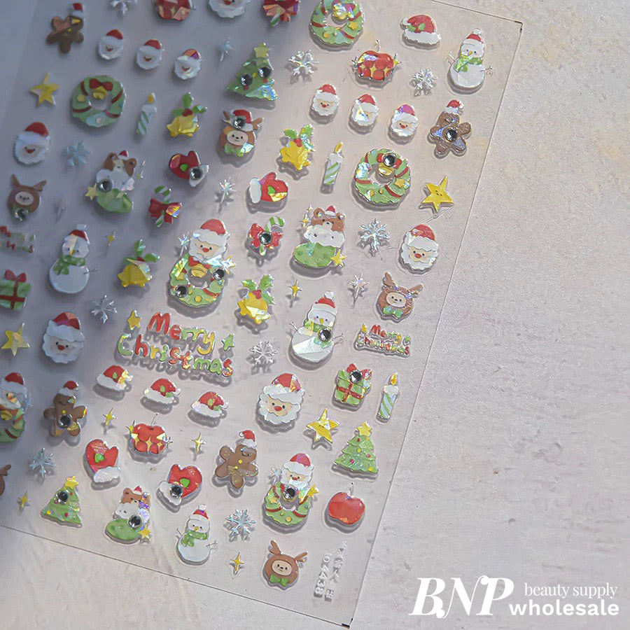 [generic] Christmas Nail stickers (36 styles)
