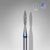 [Staleks]Diamond nail drill bit pointed flame EXPERT head diameter 1,6 mm / working part 8 mm