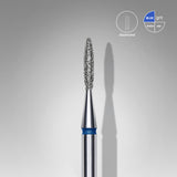 [Staleks]Diamond nail drill bit pointed flame EXPERT head diameter 1,6 mm / working part 8 mm