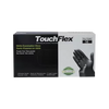 TouchFlex Black Nitrile Gloves for Barber/Tattoo/Nail Salon 100PCS