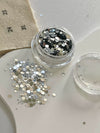Nail Glitter Mini Dots mix size (2 Colours)
