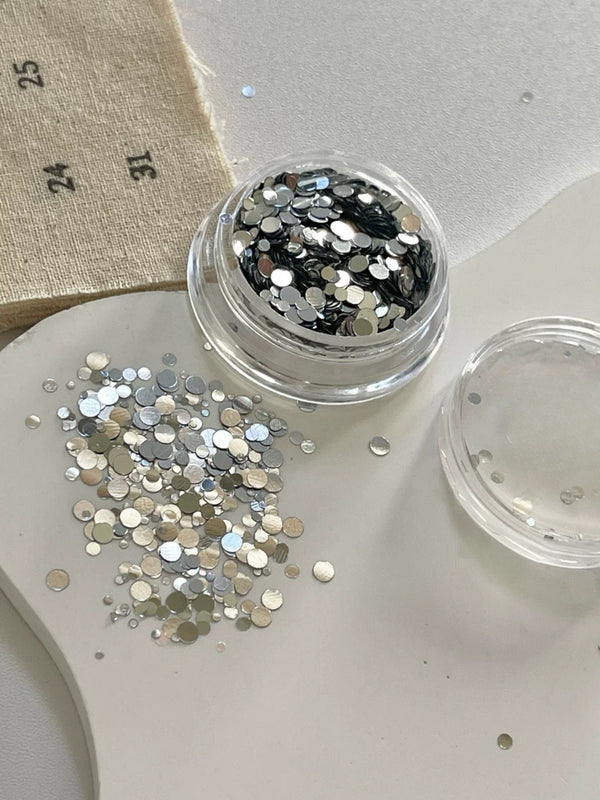 Nail Glitter Mini Dots mix size (2 Colours)