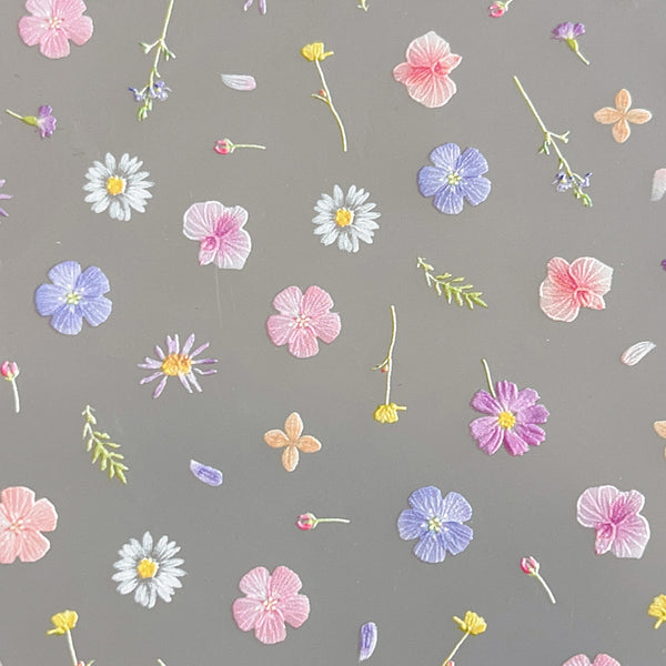 3D Flower Sticker for DIY/Nail Art