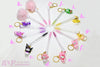 Portable Mascara Brush Keychain with Cover