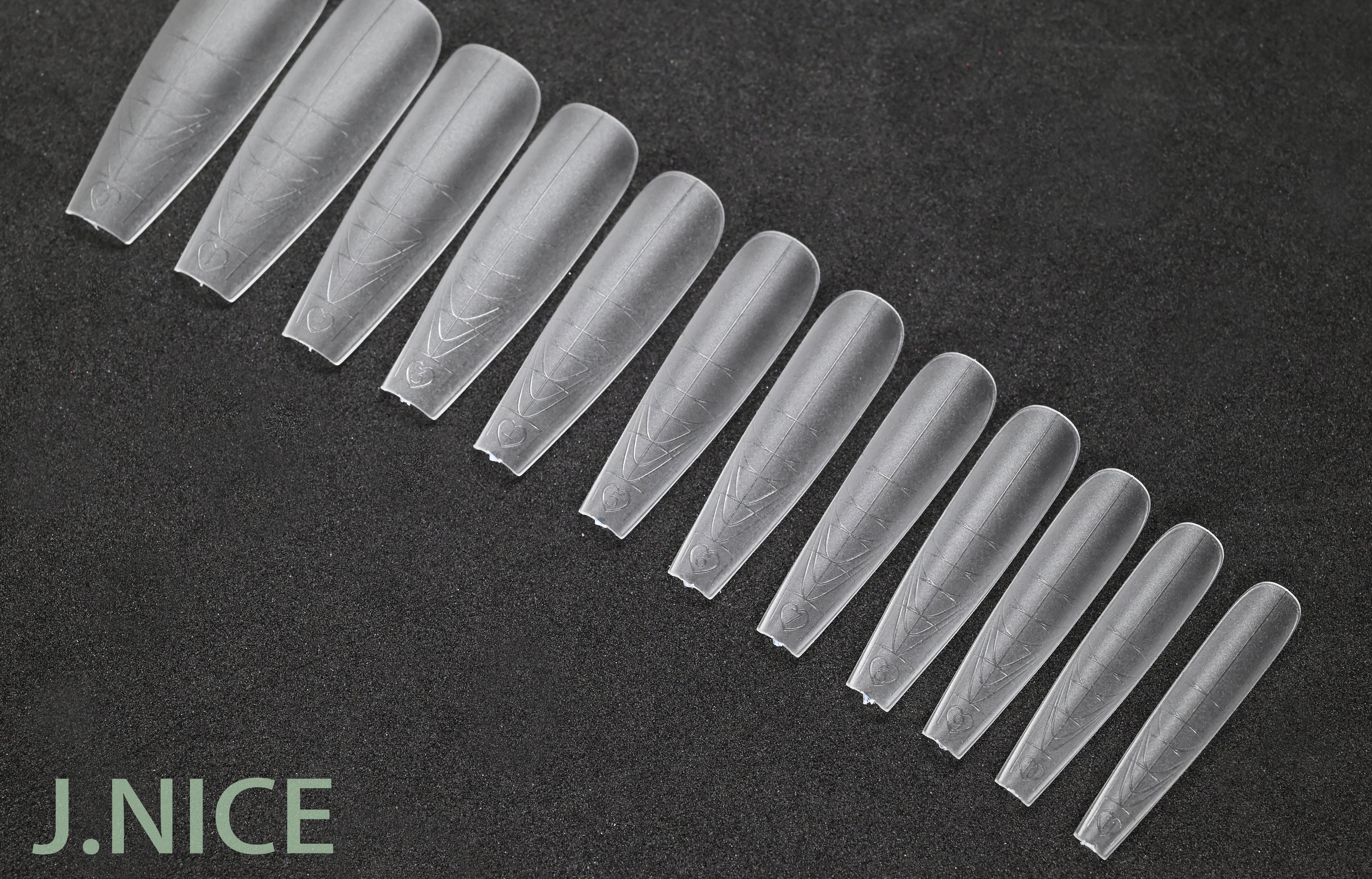 [J.NICE] Upgraded Soft nail tips 240pcs/Box