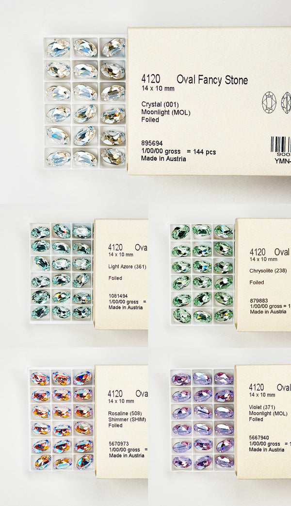 [Swarovski] 4120 Foiled Back Crystal