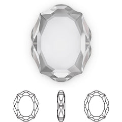 [Swarovski] 4142 Flat Back Crystal (3 Colors)