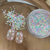 Macarons Nail Glitter Mini Stars Hearts mix style