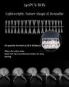 Stiletto Half Nail Tips 12sizes 340pcs