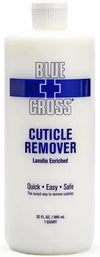 Blue Cross Cuticle Remover Lanolin, Quick and Easy Nail Care Treatment Manicures and Pedicures 32oz