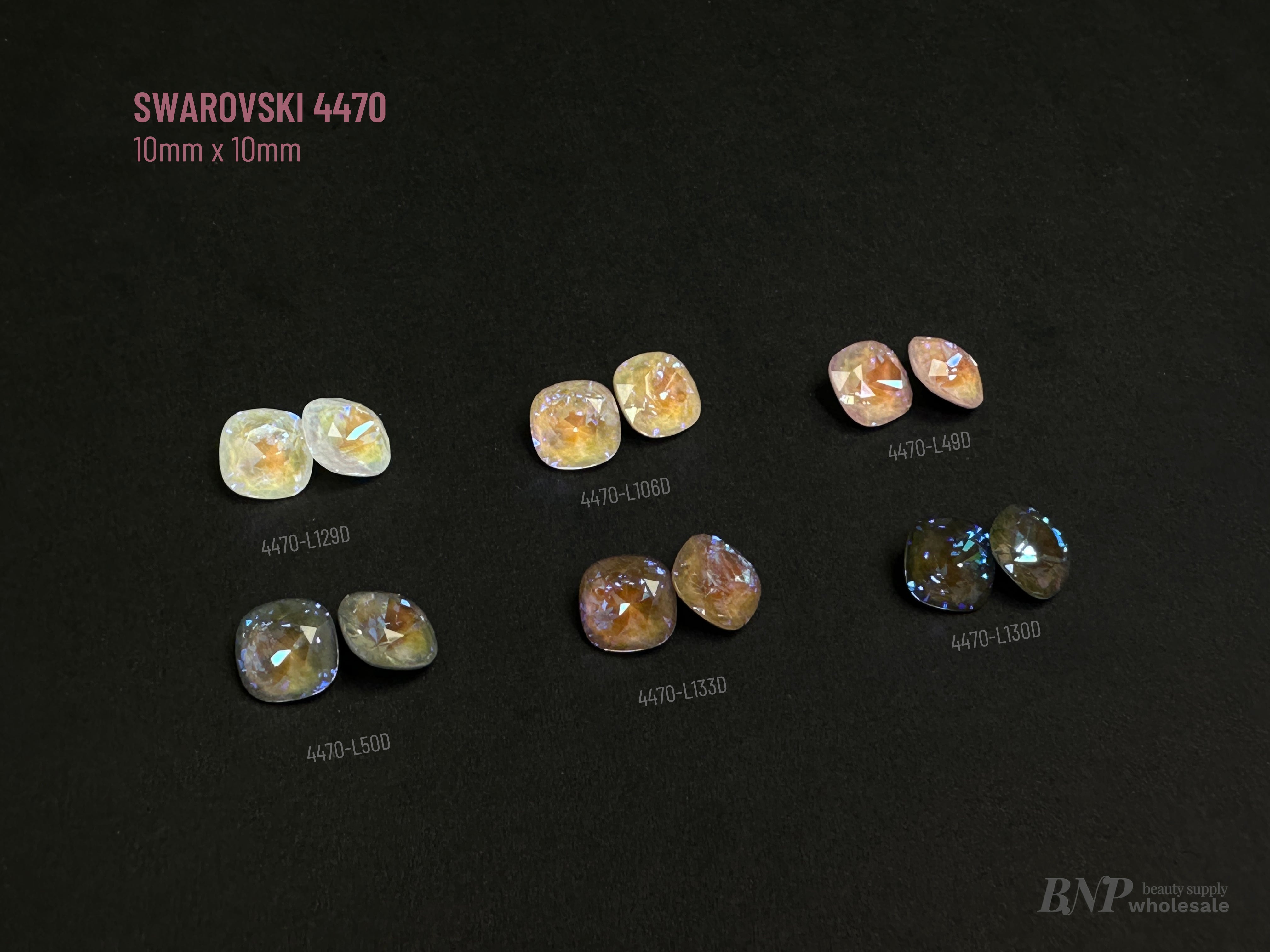 [Swarovski] 4470 Point Back Crystal (10mm) (2 pieces/pack)