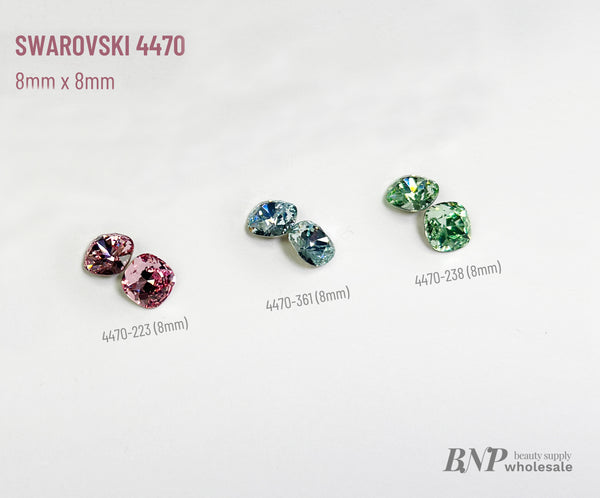 [Swarovski] 4470 Point Back Crystal (8mm) (2 pieces/pack)
