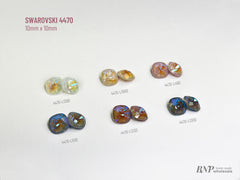 [Swarovski] 4470 Point Back Crystal (10mm) (2 pieces/pack)