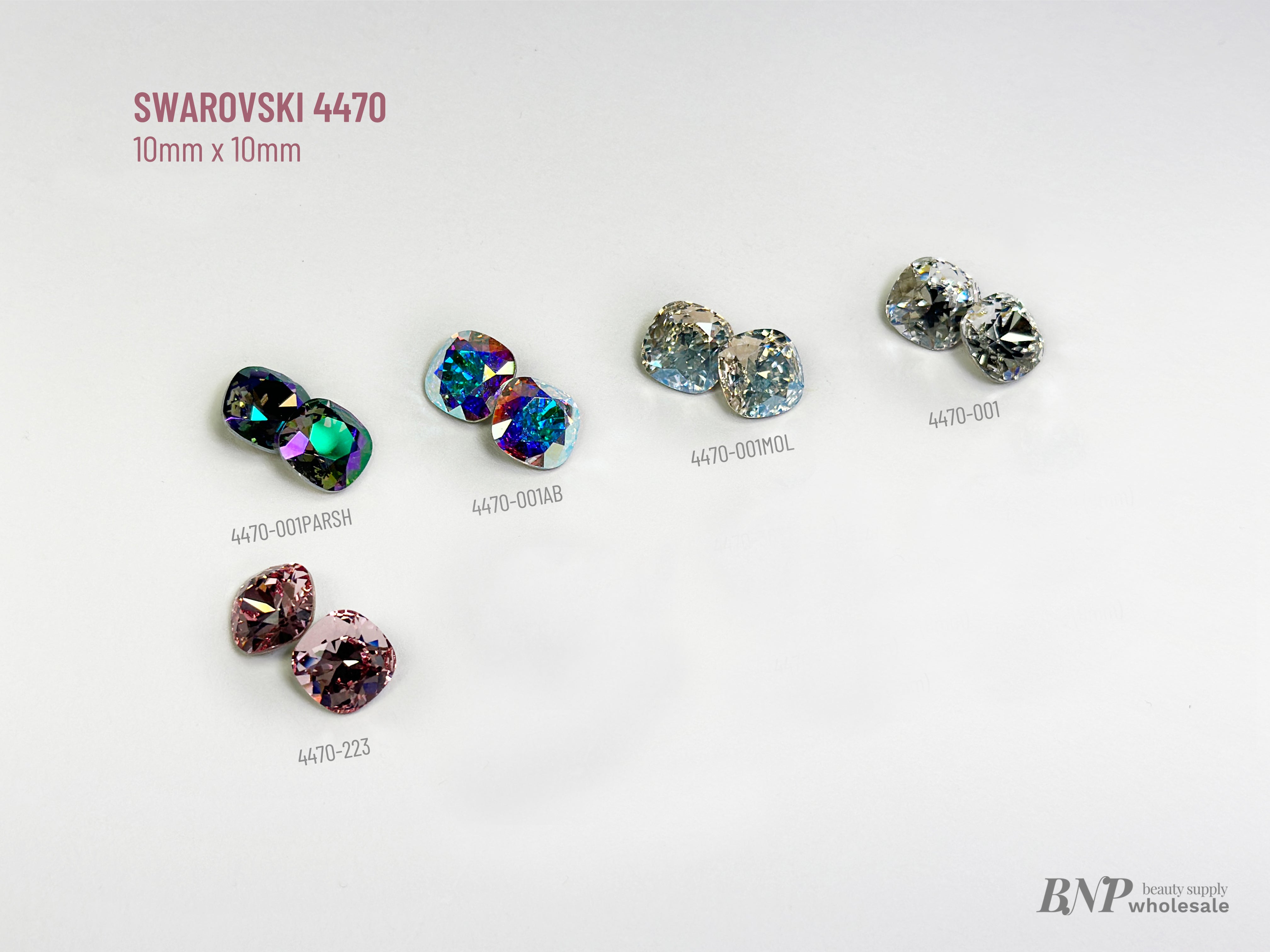 [Swarovski] 4470 Point Back Crystal (10mm) (2 pieces/pack)