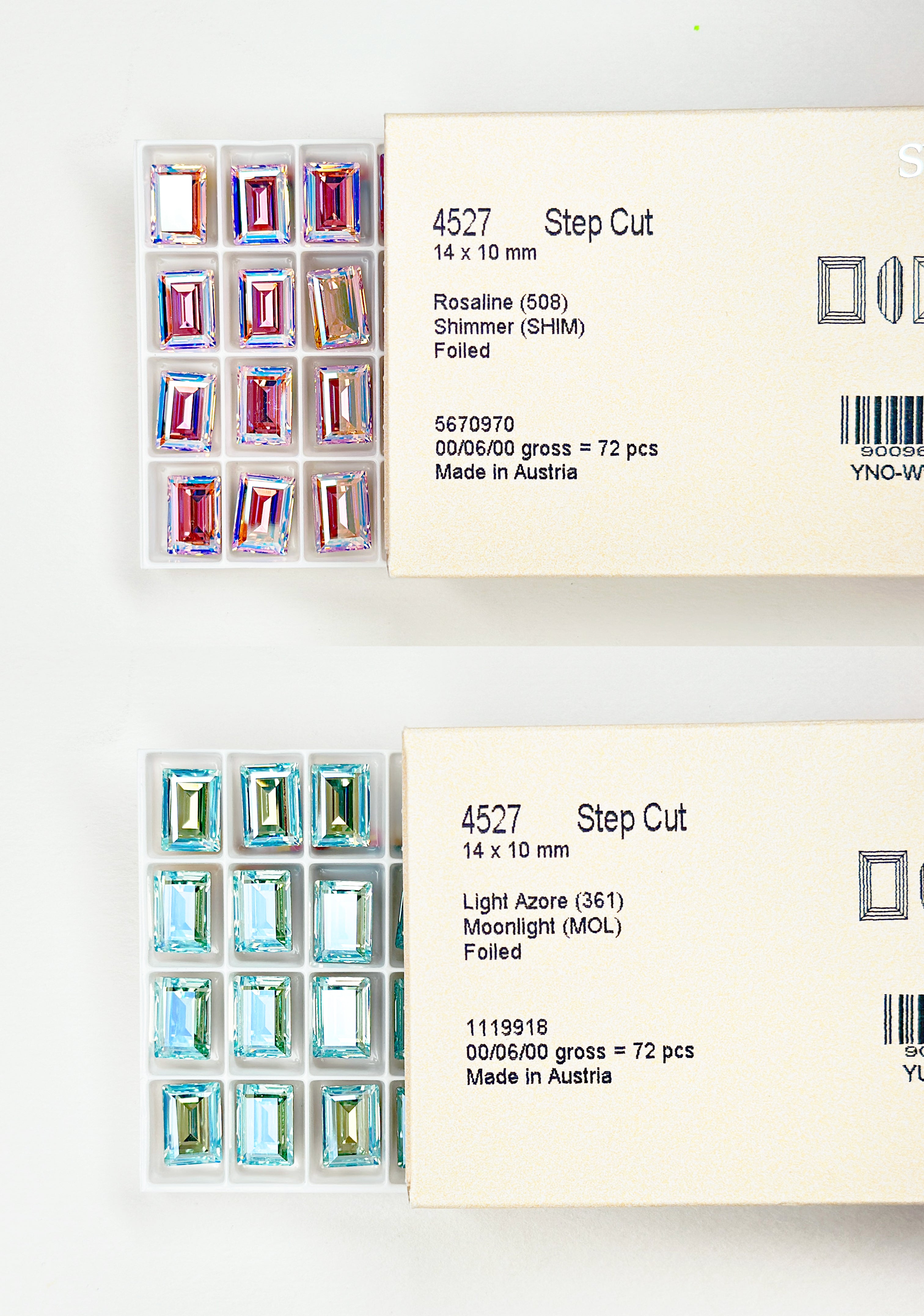 [Swarovski] 4527 Point Back Crystal (2 piece/pack)