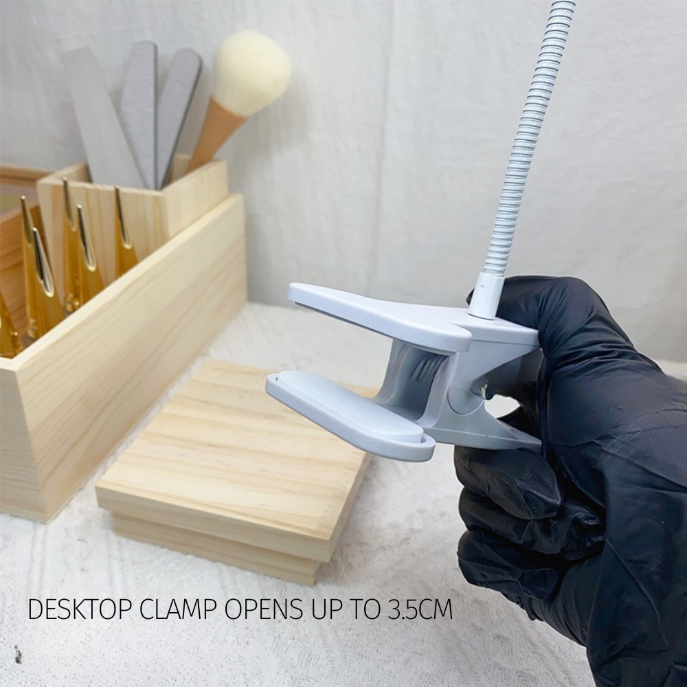 Goose Neck Foot Pedal Control UV/LED Lamp