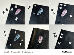 [generic] Hollow Nail stickers (6 styles)