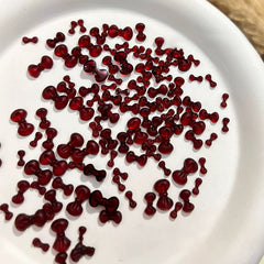 Three-dimensional Bow tie nail decor 4 colors 50pcs/pack