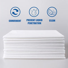 Disposable Bed Sheets Bed Cover for SPA Tattoo Massage Table Hotels Non Woven Fabric 80x180cm White 20Pcs