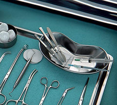 Small Kidney Tray 7.25" inch Basin Disinfectant Bowl Stainless Steel
