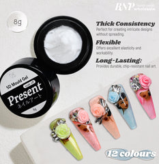 [Present] 5D Mould Sculpting Gel (12 Colours)