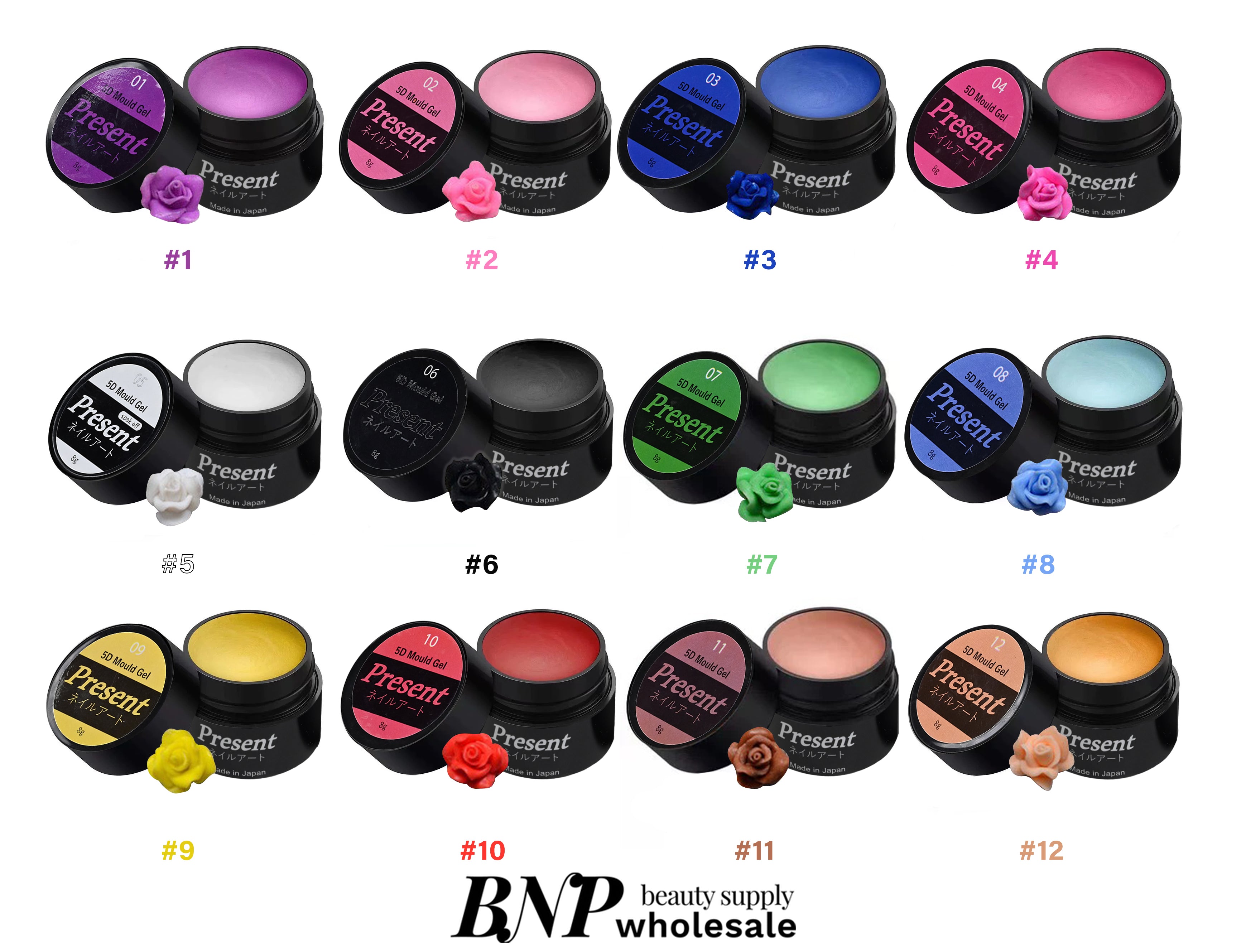 [Present] 5D Mould Sculpting Gel (12 Colours)