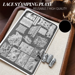 Lace Design Stamping Plate for Nail Art