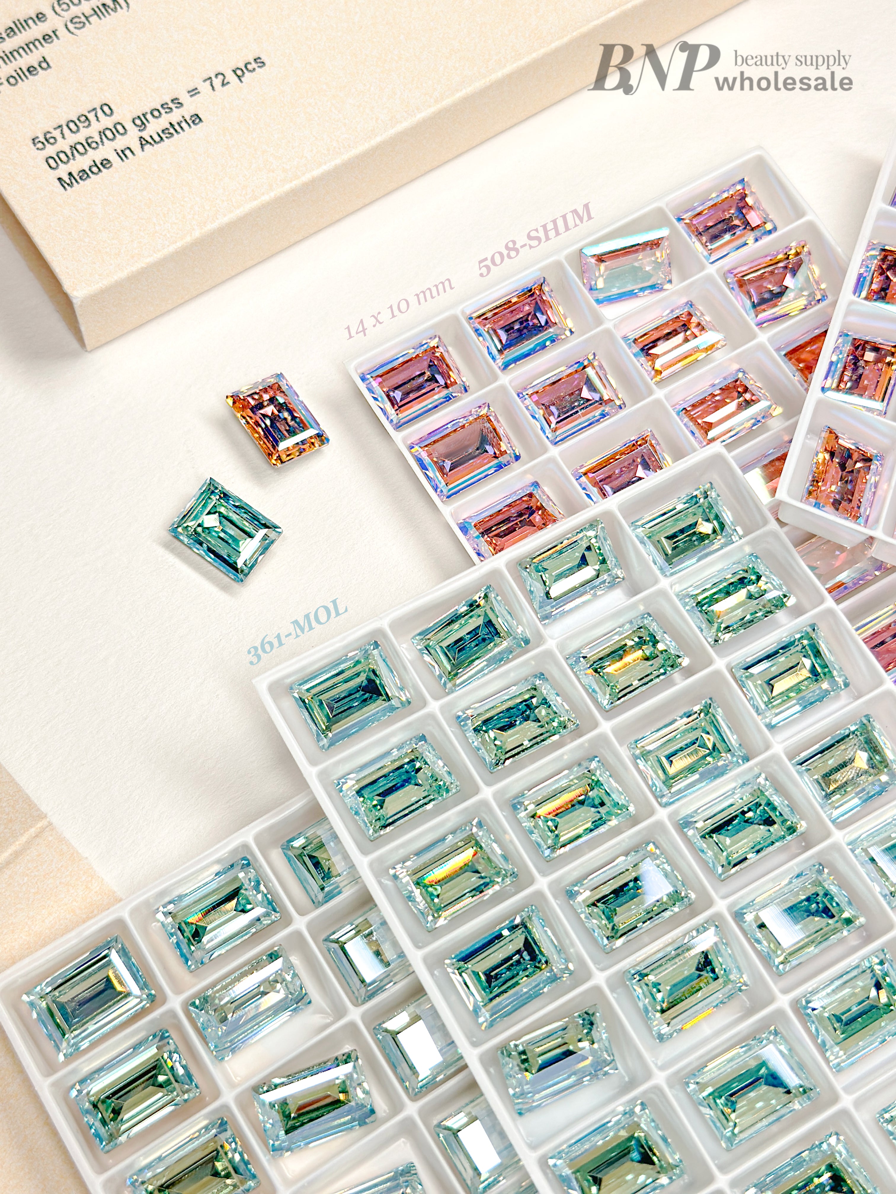 [Swarovski] 4527 Point Back Crystal (2 piece/pack)