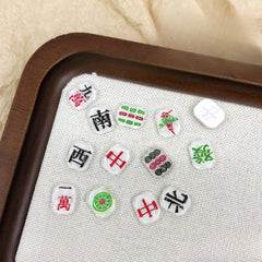 New Mahjong Crystal Nail Art Accessories New Year Chinese Style Nail Accessories