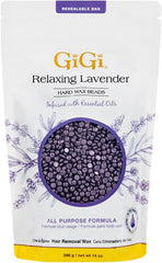 GiGi Hard Wax Beads for Hair Removal 14 oz Relaxing Lavender