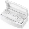 Manicure Nail Tools Lash Tweezer Sterilizer Disinfecting Tray Box Plastic