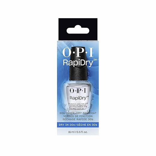 OPI RapiDry Nail Polish Top Coat | Quick Drying Top Coat | Quick Dry, High Shine & Glossy, Protects Nails