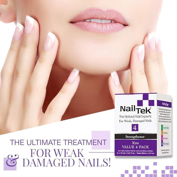 Nail Tek Strengthener Xtra Set - 4 Nail Treatment Unisex 4 oz (1 pc/pack)