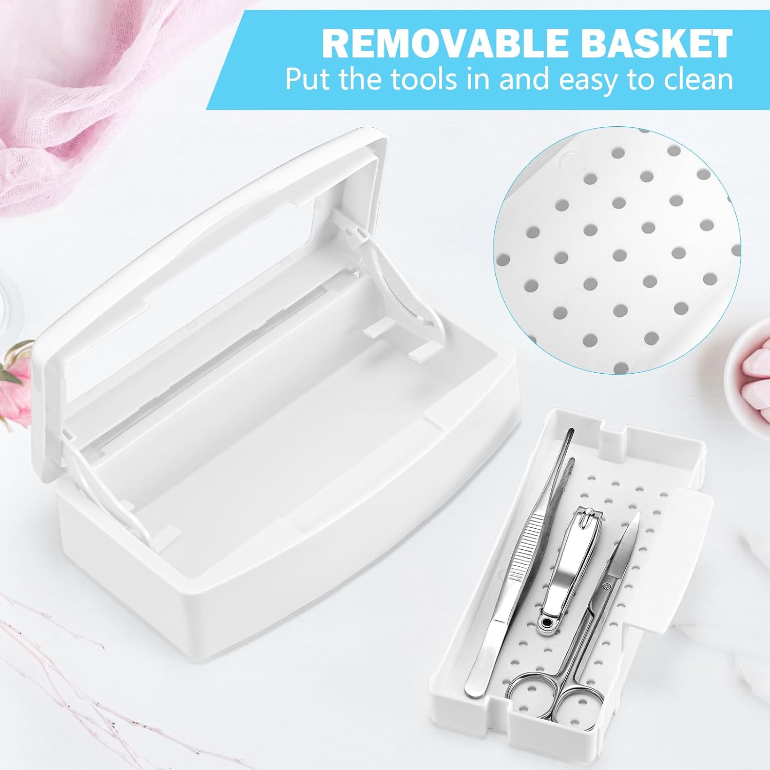 Nail Tool Lash Tweezer Sterilizer Box