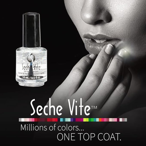 Seche Vite Dry Fast Top Coat 0.5oz/14ml