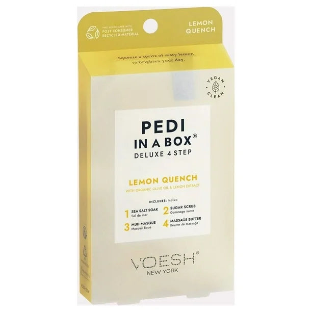 VOESH Pedi In A Box Deluxe 4 Step Pedicure Set