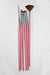 Gel Nail Brush Set (6Pcs Pink)