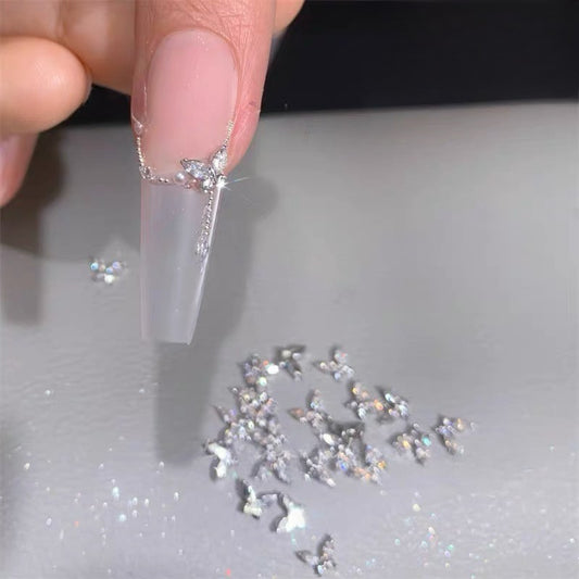 Nail Charm Decoration Butterfly 20pcs