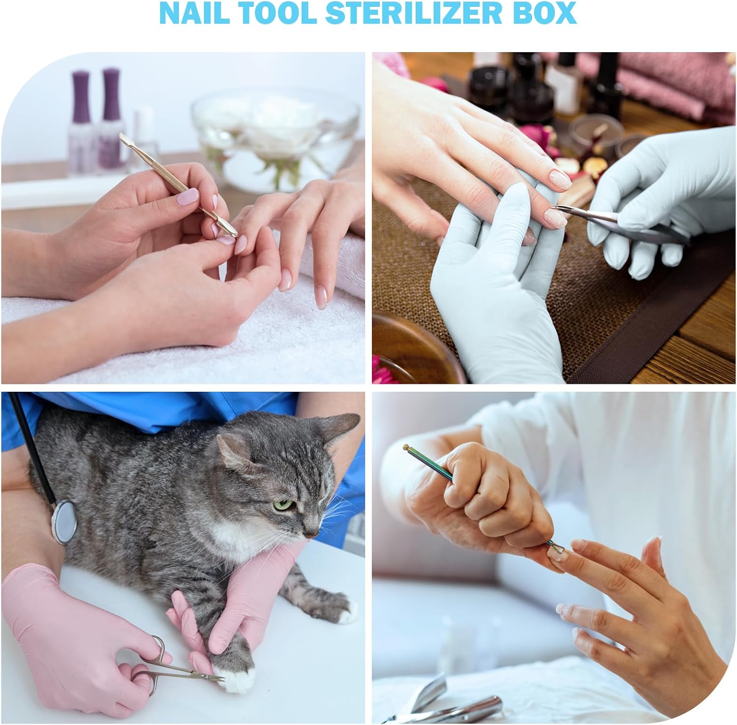 Nail Tool Lash Tweezer Sterilizer Box