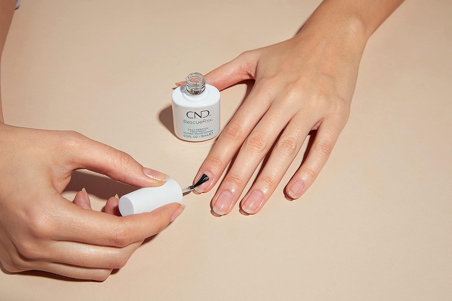 CND Vinylux RescueRXx Daily Keratin Treatment, 0.5 Fl Oz