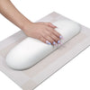 Nail Arm Rest Pillow Nail Tech Manicurist With Mat, White Black Grey